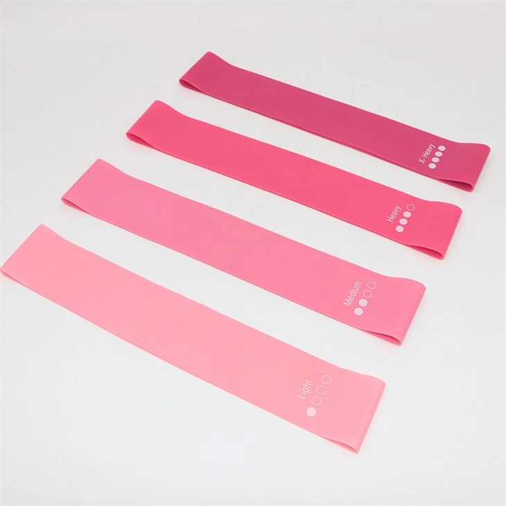 Pink Gradient Resistance Bands Set high quality